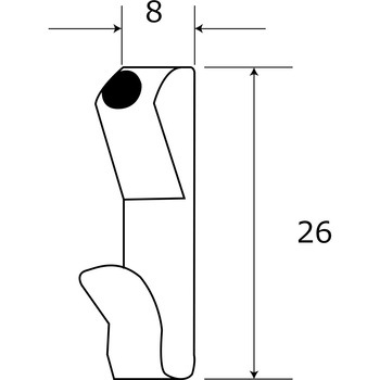 Xフック - WAKI(和気産業)
