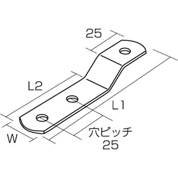 ジョイント金具 19型J 三基鋼業