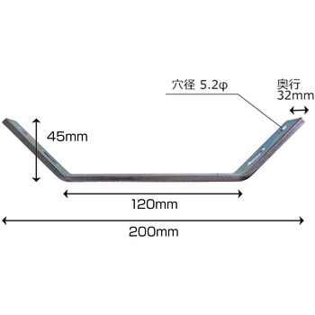 長穴ワイド補強材 山口安製作所