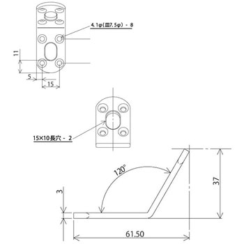 補助金具ステイ WAKI(和気産業)