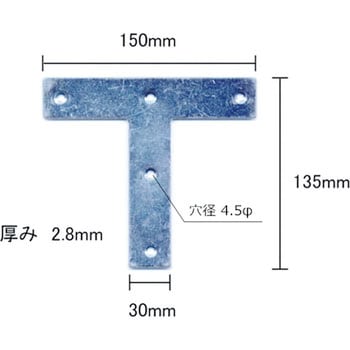 ユニクロ隅金 T型 山口安製作所