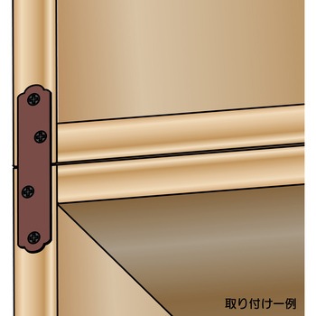 ブロンズ隅金 一文字 WAKI