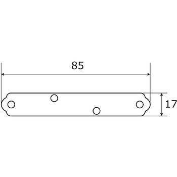 ブロンズ隅金 一文字 WAKI