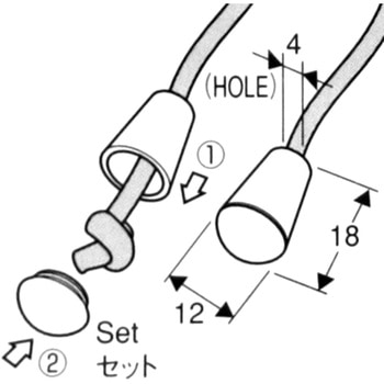 簡易ひも止 WAKI(和気産業)