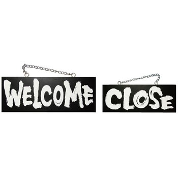 E木製サイン WELCOME/CLOSE - P・O・Pプロダクツ