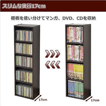 コミック・CD・DVD収納ラック