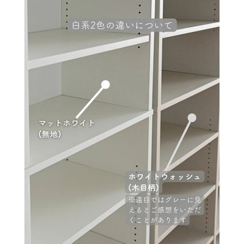 acosan【美品】本棚 ホワイト 大容量 ぼん家具 本棚 カラーボックス CDラック 薄型 漫画 文庫本