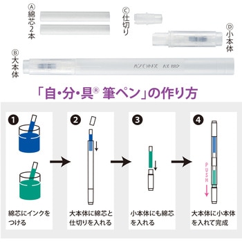 自文具 筆ペン(ツイン) セキセイ
