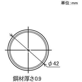 イレクター Φ42スパイラルパイプ 矢崎化工