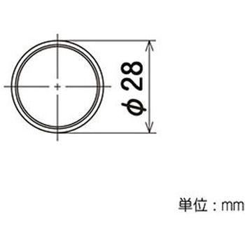 イレクター Φ28パイプ ウォームグレー 矢崎化工