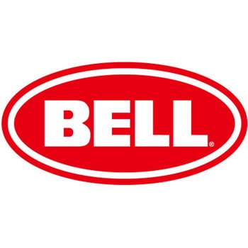 ロゴステッカー ヌキ/RED文字 80mm BELL