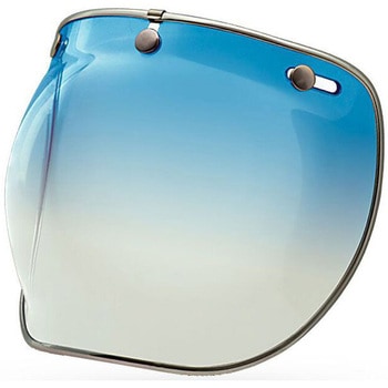 3-SNAP BUBBLE DELUXE SHIELD ICE BLUE GRADIENT BELL