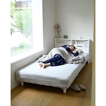 掃除がしやすい ヘッドボード 後付け コンセント付き YAMAZEN(山善)