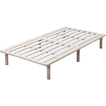 すのこベッド ベッドフレーム 組み立て簡単 高さ調節 頑丈 YAMAZEN(山善)