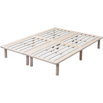 すのこベッド ベッドフレーム 組み立て簡単 高さ調節 頑丈 YAMAZEN(山善)