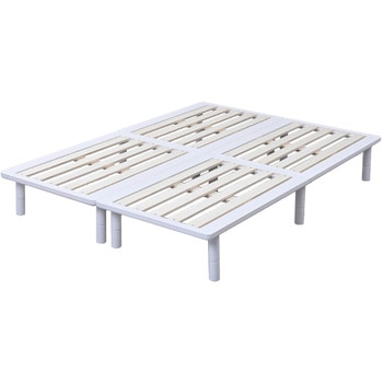 すのこベッド ベッドフレーム 組み立て簡単 高さ調節 頑丈 YAMAZEN(山善)