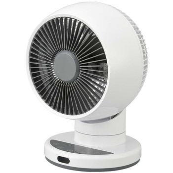 3Dサーキュレーター 静音DCモーター 20畳 首振り リモコン付 オーム電機