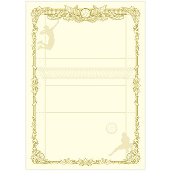 スポーツ賞状用紙 プリンター対応 タカ印(ササガワ)