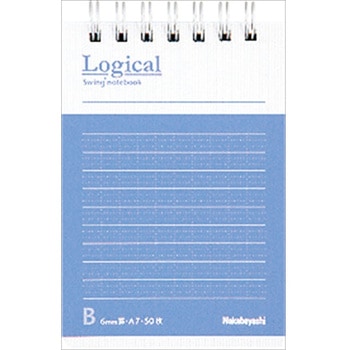 FSC-MXロジカルWリングノートA7 B罫50枚 ナカバヤシ
