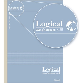 FSC-MX ロジカルノート B5 アースカラー A罫 5P ナカバヤシ