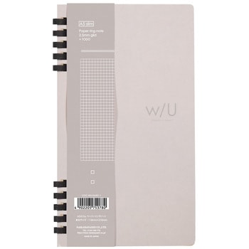 FSC-MX/WU/A5スリム/ペーパーリング/アイボリー ナカバヤシ