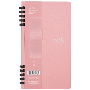 FSC-MX/WU/A5スリム/ペーパーリング/ピンク ナカバヤシ