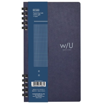 FSC-MX/WU/A5スリム/ペーパーリング/ネイビー ナカバヤシ
