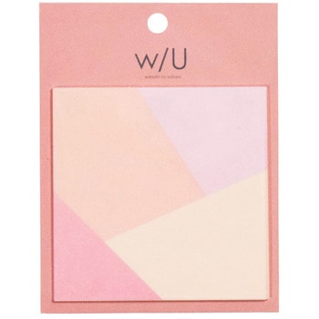 WU/スクエア付箋/ピンク ナカバヤシ