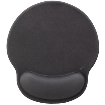 WU/リストレスト付きマウスパッド/スモーキーブラック ナカバヤシ