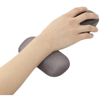 WU/リストレスト ミニタイプ/スモーキーブラック ナカバヤシ