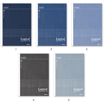 ロジカルノート デニム柄 A罫 B5 5冊パック - ナカバヤシ
