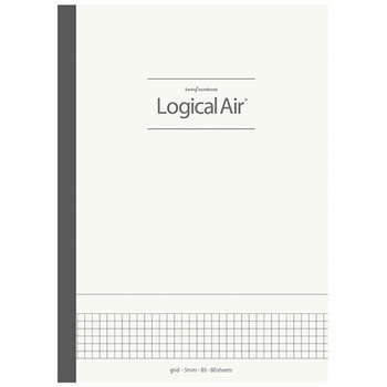 ロジカルエアーノートビジネス5ミリ方眼B5 80枚/I V ナカバヤシ