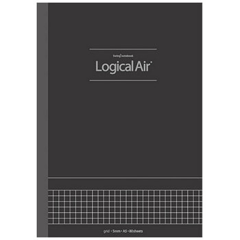 ロジカルエアーノートビジネス5ミリ方眼A5 80枚/D ナカバヤシ