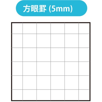 ロジカルエアーノートビジネス5ミリ方眼A5 80枚/D - ナカバヤシ