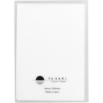 ゆうさりルーズペーパーA6/無地 ナカバヤシ