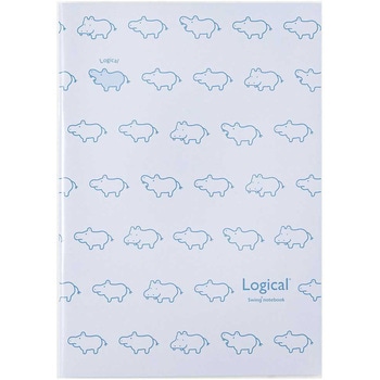 ヒポポシリーズ/A5ノート/ブルー ナカバヤシ