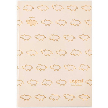 ヒポポシリーズ/A5ノート/ベージュ ナカバヤシ