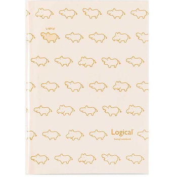 ヒポポシリーズ/A6ノート/ベージュ ナカバヤシ