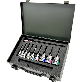 9pcs．ショートソケットセット (エクステンションバー付) ベストツール