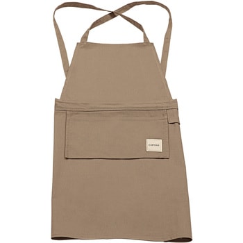 カローテ コンパクトに収納できるバッククロスエプロン リブプラス