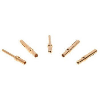 ピン・ソケットコンタクト オス サイズ：0.8mm 圧着端子 1袋 100個入 ハーティング