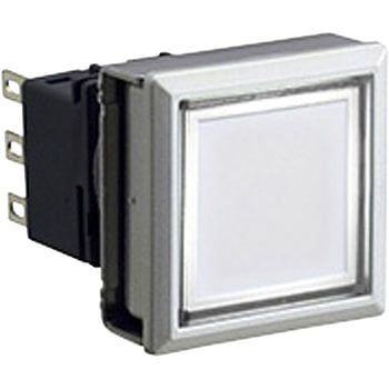 LBW7ML-M1RT14PW �t���b�V���V���G�b�gLBW�V���[�Y �ƌ����{�^���X�C�b�` ���p�` IDEC(�a��d�C) ��t���a��22.5mm �p(���`�����O�ƌ�) �������^�� 1c �s���A�z���C�g   LBW7ML-M1RT14PW 66044186