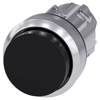 プッシュボタン SIRIUS ACT モーメンタリ 黒 SIEMENS