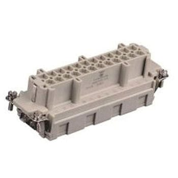 ヘビーデューティパワーコネクタ HDC HE シリーズ 24極 16A 500 V 1箱 5個入 TE Connectivity Japan(旧:TYCOELECTRONICS(タイコエレクトロニクス))