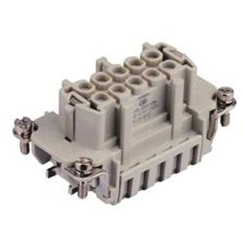 ヘビーデューティパワーコネクタ HDC HE シリーズ メス 10極 16A 500 V TE Connectivity Japan(旧:TYCOELECTRONICS(タイコエレクトロニクス))