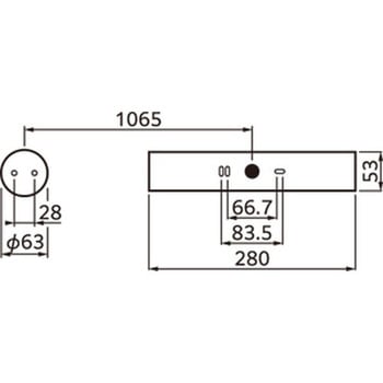 ゴールドフレームライン グローブ ODELIC(オーデリック)