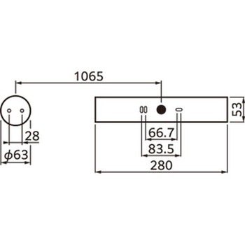 ゴールドフレームライン グローブ ODELIC(オーデリック)