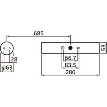 ゴールドフレームライン グローブ ODELIC(オーデリック)