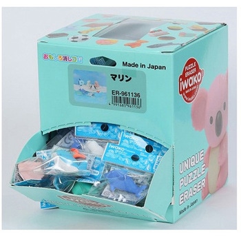 マリン消しゴム 60個入 イワコー
