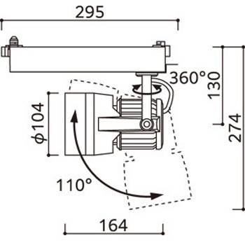 屋内用 スポットライト プラグタイプ ODELIC(オーデリック)